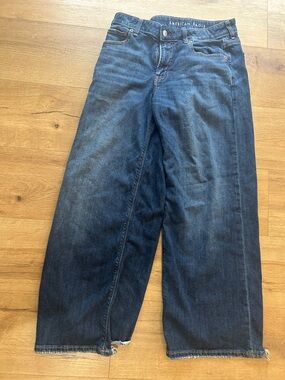 American Eagle Indigo Stretch Jeans Waistband Detail